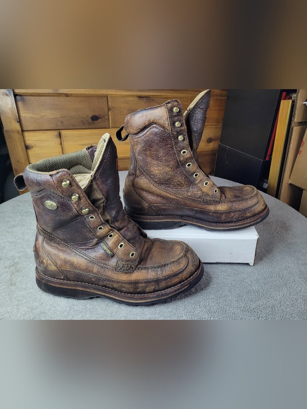 Red Wing Irish Setter Boots Mens 11 EE Brown Leather Insulated Hunting Gore Tex